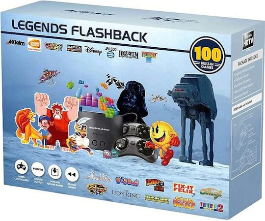 AtGames Atari Legends Flashback Gaming Console 100 Built-in Elektronische Spielkonsole für Kinder