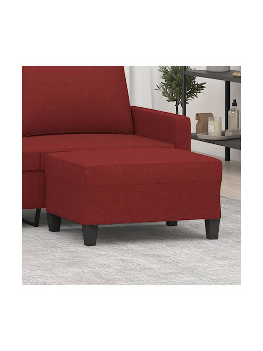 Burgundisches Stoff Fußhocker 70x55x41cm