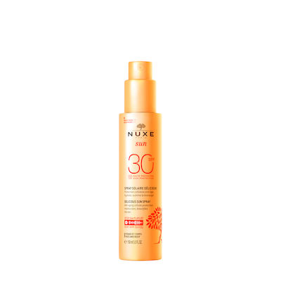 Nuxe Delicious Wasserfest Sonnenschutz Lotion Für Gesicht und Körper SPF30 in Spray 150ml