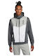 Sportswear Hybrid Sweatshirt with Hood Grey / White