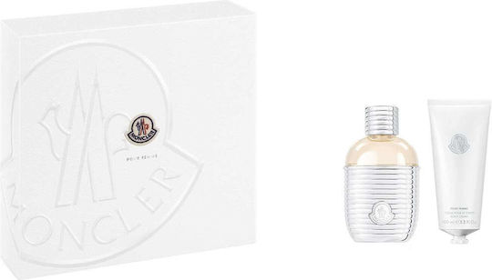 Moncler Pour Femme Дамски Парфюмни Комплект с Лосион за Тяло 2 Бройки