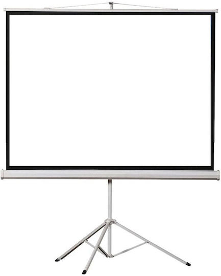 Ηλεκτρική Οθόνη Προβολής Projector Δαπέδου με Λόγο Εικόνας 1:1 210x210cm / 84"