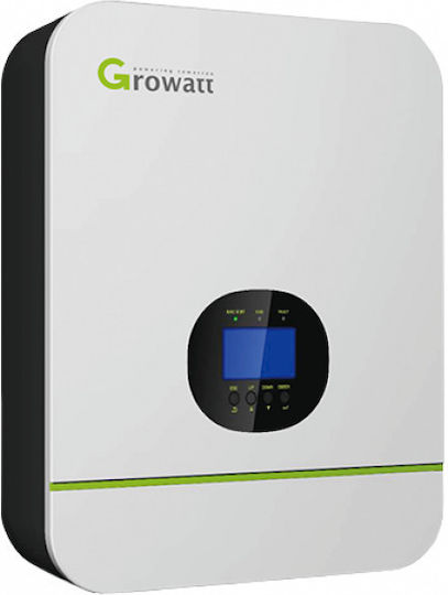 Growatt SPF 3000TL HVM-24 Инвертор с Чиста Синусоидална Вълна Мощност 3000W с Входно Напрежение 24V
