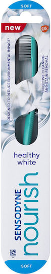 Sensodyne Sensodyne Nourish Healthy White Manuelle Zahnbürste Weiche Türkis