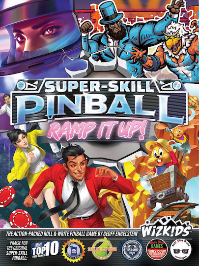 Επιτραπέζιο Παιχνίδι Super-Skill Pinball: Ramp it Up! για 1-4 Παίκτες 12+ Ετών (EN) WizKids