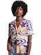 Beach Resort Shirt Κοντομάνικο Γυναικείο Πουκάμισο Multicolored