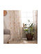Teoran Curtain With Pencil Pleat Palmas Ecru 140x260cm