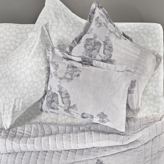 Guy Laroche Deco Set Față de Pernă Oxford Argint 50x70cm.