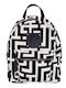 Midneto Theros Damen Tasche Rucksack Beige / Black