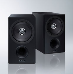 Technics Ζεύγος Ηχείων Hi-Fi Βιβλιοθήκης 120W 2 Δρόμων Π17.3xΒ28.3xΥ29.3εκ. Μαύρο