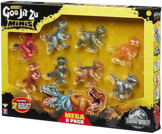 Giochi Preziosi Mini Jurassic Mega 8er Pack Goo Jit Zu Für 4+ Jahre