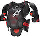 Alpinestars A-10 V2 CE-Schutzstufe 2 Motocross-Brustpanzer Anthrazit/Schwarz/Rot