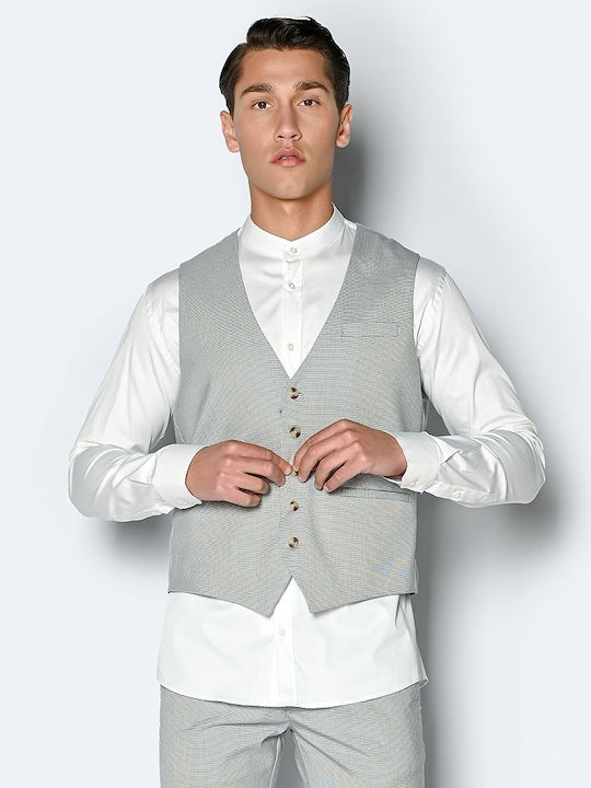 Men's Vest Slim Fit Gray