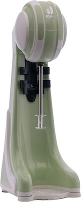 Johny Commercial Coffee Frother Green: White 400W with 2 Speeds