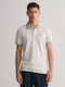 Gant Men's Short Sleeve Blouse Polo Gray