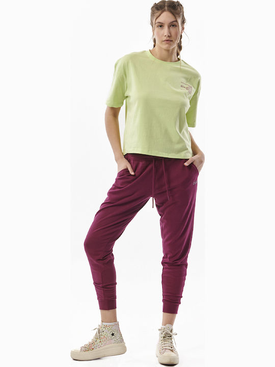 Body Action 021328 Jogginghose Jogger Lila
