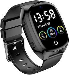 Wonlex CT30 Smartwatch με SIM και Παλμογράφο (Μαύρο)