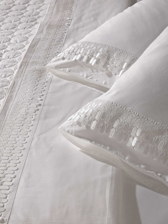 Kentia Catalina Set Cearceafuri Mireasă Super Double 4buc 240x270cm