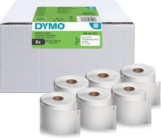 Dymo 140 Self-Adhesive Label Rolls for Label Printer 102x210mm 1pcs
