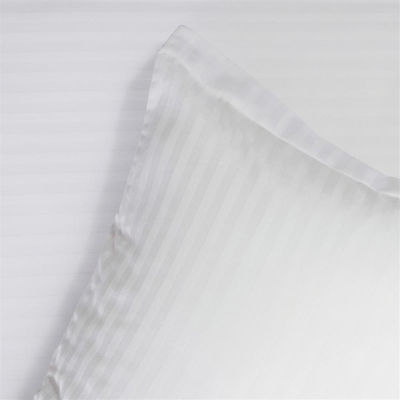 Borea Striped Satin Хотелско Чаршаф Бял Голямо Двойно 220x260см. 1бр