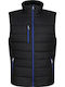 TRA892 Αμάνικο Χειμωνιάτικο Μπουφάν Puffer Black/New Royal