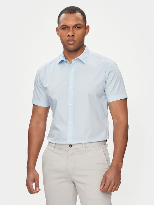 Jack & Jones Κοντομάνικο Πουκάμισο Cashmere Blue