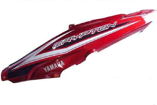 Yamaha Αριστερό Πλαστικό Ουράς Μοτοσυκλέτας για Yamaha Crypton T 110 Κόκκινο