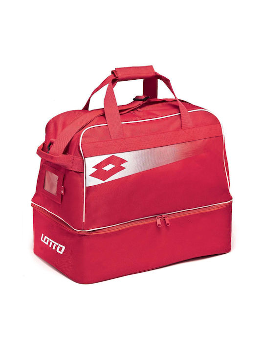 Lotto Soccer Omega IΙ Ανδρική Τσάντα Ώμου για Ποδόσφαιρο Κόκκινη