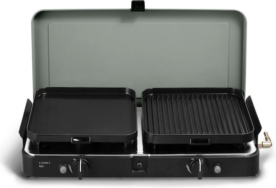 Cadac 2 Cook 3 Pro Deluxe Επιτραπέζια Εστία Κεραμική Διπλή Μαύρη