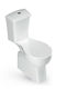 Creavit Accessible Toilet and Flush that Includes Soft Close Duroplast Cover White