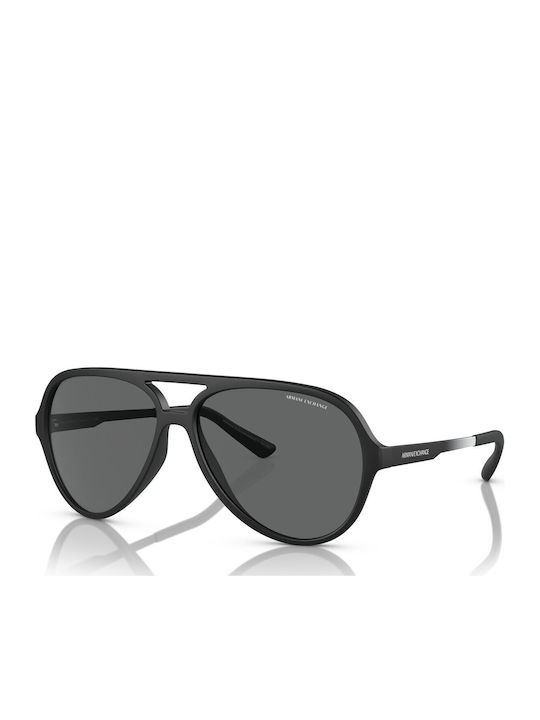 Armani Exchange Мъжки Слънчеви Очила с Черна Метална Рамка и Сиви Стъкла AX4133S 807887