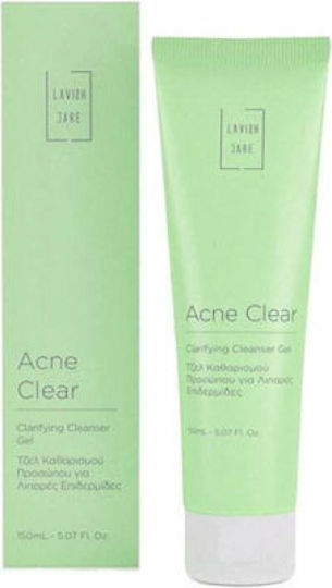 Lavish Care Acne Clear Gel zur Gesichtsreinigung für Fettigkeitskontrolle & feuchtigkeitsspendende Wirkung 150 ml