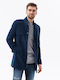 Ombre Men's Coat Navy Blue