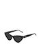 Jimmy Choo Damen Sonnenbrille mit Schwarz Kunststoff Gestell und Schwarz Linse Addy/S 807/IR