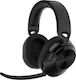 Corsair HS55 Wireless Over Ear Gaming Headset με σύνδεση Bluetooth / USB Carbon for PC / PS4