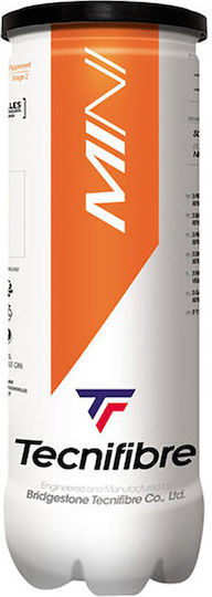 Tecnifibre TF 3 Balls Mini Tennis Stage 2 Μπαλάκια Τένις 3τμχ