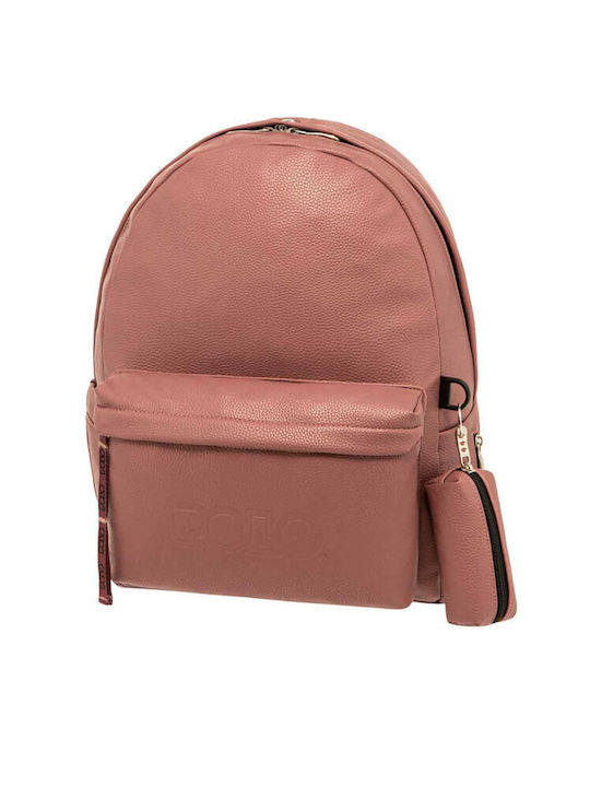 Polo Gecko Schulranzen Rucksack Junior High-High School in Rosa Farbe 2023