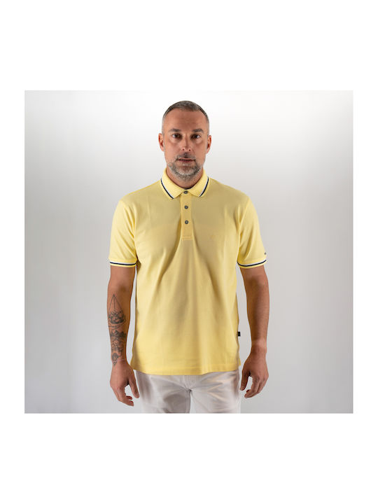 Guy Laroche Ανδρικό T-shirt Polo Κίτρινο