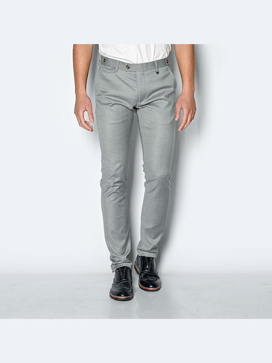 Brokers Jeans Trousers Chino Elastic Gray
