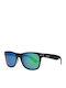 Zippo Unisex Sunglasses with Black Plastic Frame and Multicolour Lens OB21-27