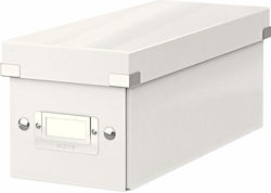 Leitz File Box with Lids 12.7x12.4x35.4cm Λευκό