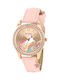 Tikkers Kids Analog Watch with Leather Strap Pink