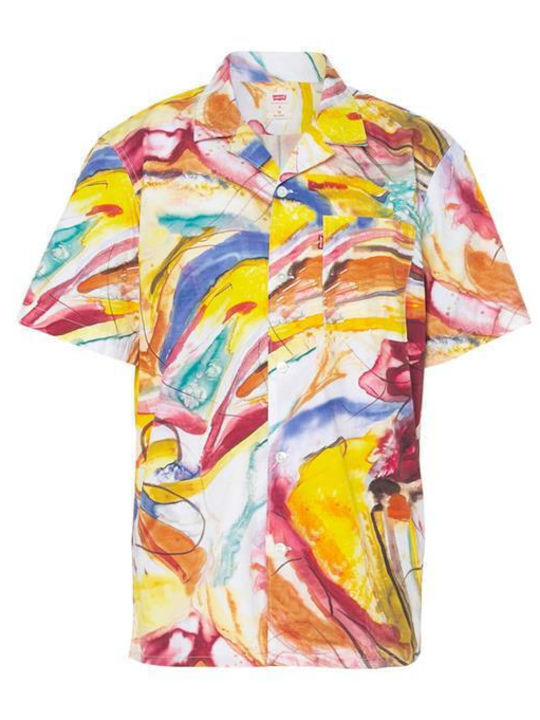 Sunset Camp Artschool Short-sleeved Cotton Shirt Multi-color