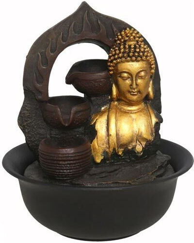 AT0000539 Fântână Buddha cu Iluminare LED 20x20x22cm