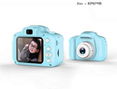 Children Mini Camera Compact Φωτογραφική Μηχανή 3MP με Οθόνη 2" Γαλάζιο