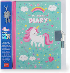 Legami Milano Unicorn Notebook with Lock Multicolour