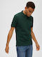 Selected Men's Short Sleeve Blouse Polo Dark Green