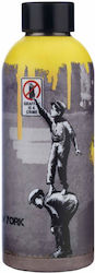 Graffiti Banksy's Bottle Thermos Stainless Stee...
