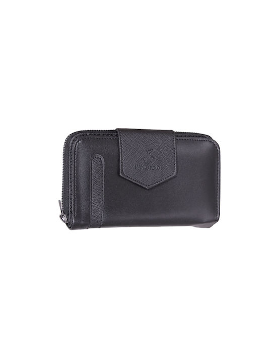 Wallet women's wallet made of leatherette black