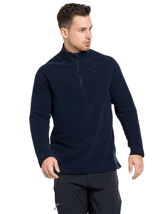 Odlo Men's Long Sleeve Blouse with Zipper Dark Sapphire